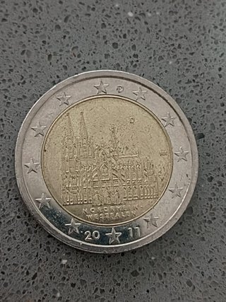 2 euro commemorativo Germania 2011 Nordrhein (D)