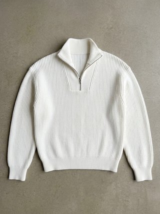 Jersey de punto con cremallera