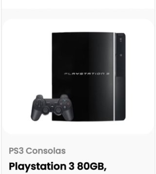 Consola PS3 80GB Negra