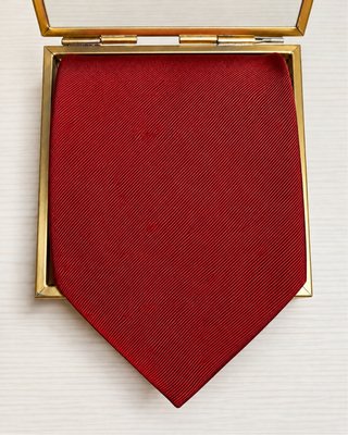 Corbata Corneliani Roja de Seda