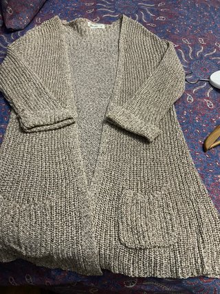 Guardapolvo de punto beige