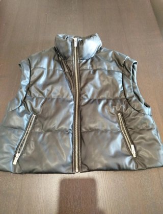 Chaleco acolchado Zara negro