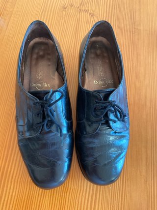 Zapatos de baturra negros Dona Flex La Alicantina