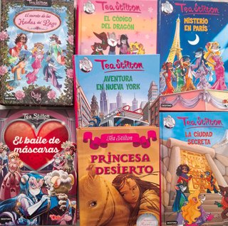 6 a 8 años-Tea Stilton 1-2€/2-3€/LOTE 7 LIBROS 10€