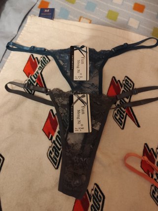 Pack 2 Tangas femeninos encaje Yun Meng Ni Talla L