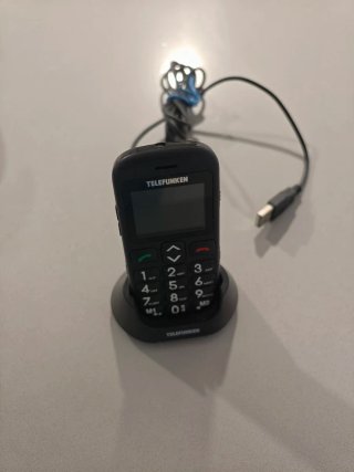 Teléfono Telefunken Negro