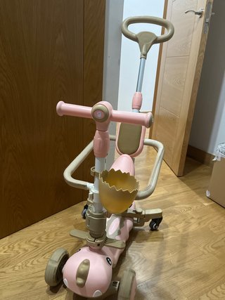 Triciclo evolutivo infantil rosa