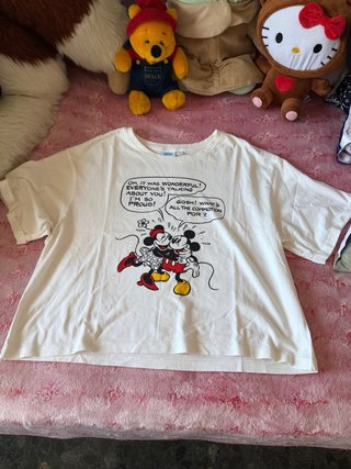 Camiseta Mickey y Minnie Mouse