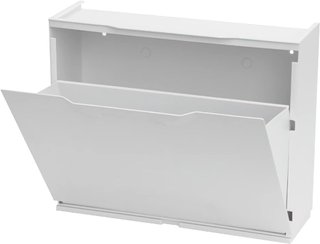 ORYX - Scarpiera in resina 51x17x41cm. Bianco