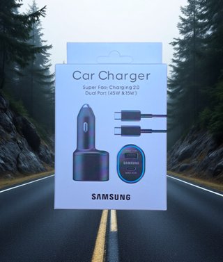 Caricabatterie Samsung Auto 60W + cavo 1 m