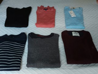 6 Jerseys Talla XS