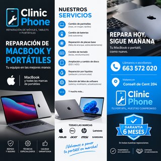 CLINIC PHONE – REPARACIÓN DE MACBOOK Y PORTÁTILES