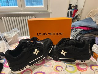 Louis Vuitton Scarpe Sneakers Nere Nuove