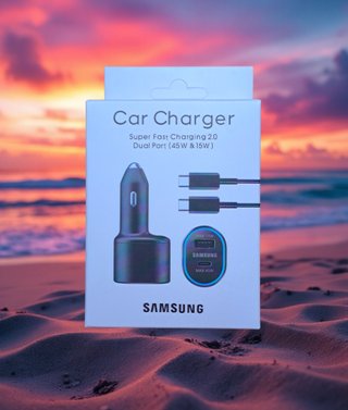 Caricabatterie Samsung Auto 60W Dual Port