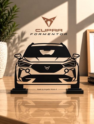 CUPRA Formentor Maqueta Silueta Frontal 22cm