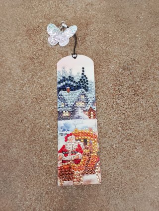 Segnalibro Diamond Painting Babbo Natale