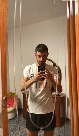 Camiseta Blanca Estampada Pull&Bear
