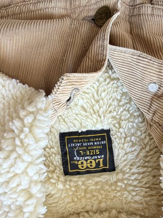 Chaqueta de pana Lee beige