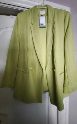 Blazer H&M Verde Talla S