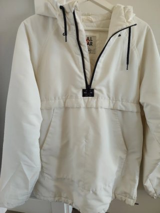 Sudadera Pull&Bear blanca hombre