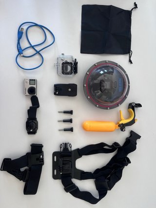 GoPro Hero4 black con accesorios