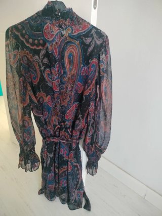 Vestido de gasa estampado talla M-L