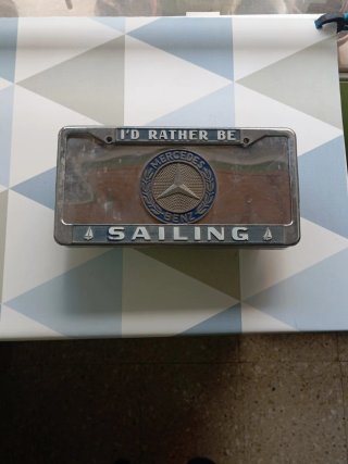 Placa Decorativa Mercedes-Benz Vintage