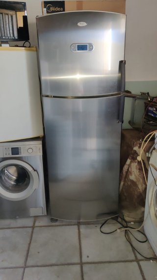 Nevera Whirlpool Acero