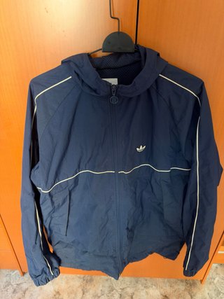 Chaqueta impermeable Adidas azul