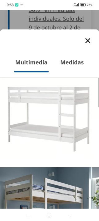 Litera infantil blanca