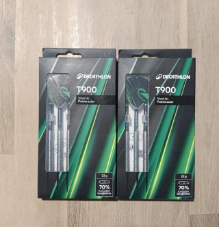 2x Set Dardos Decathlon T900 Acero 22g