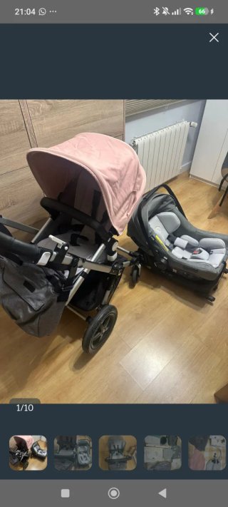 Trio Bugaboo Carrito Capazo Grupo 0