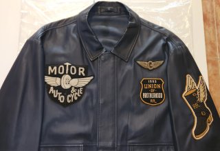 Chaqueta piel made in Italy RRL de coleccion