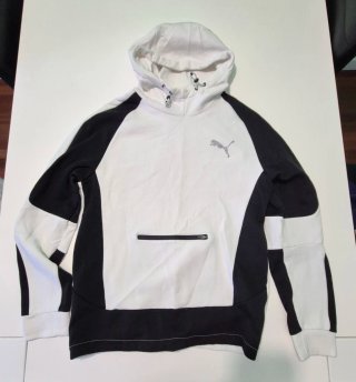 Sudadera Puma Blanca y Negra