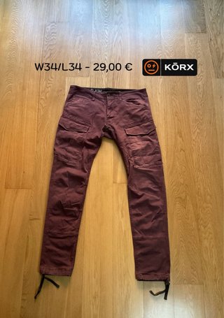 Pantalón cargo de hombre de G-Star Raw (W34/L34)