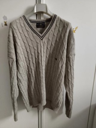 Maglione Il Granchio a trecce, taglia L