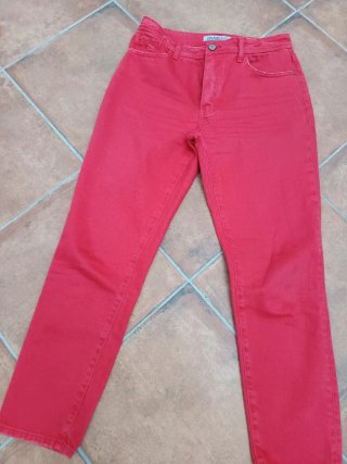 Pantalones Zara Rojos