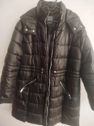 Chaqueta anorak mujer negra
