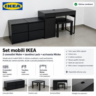 Set mobili IKEA in ottime condizioni