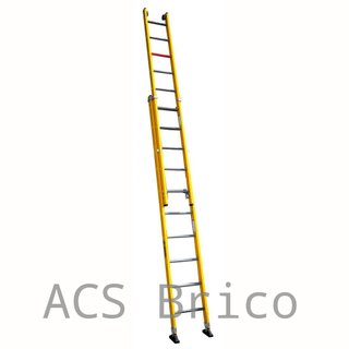 Escalera Fibra 2X6 - 1,89+1,89 Metros