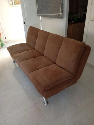 Sofá Cama Marrón
