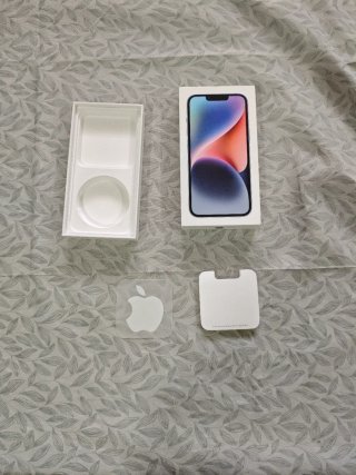 Scatola vuota iPhone 14 blu