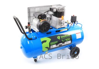 Compresor 100 Litros - 3 Hp - 10 Bar - 230V - 37188 - Saurium