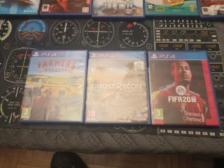 Lote 3JuegosPS4: FarmersDynasty, Ghost Rec/Fifa20