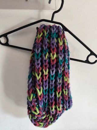 Bufanda de cuello infinito multicolor