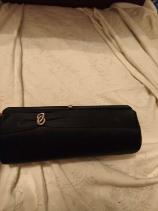 Bolso de mano negro vintage