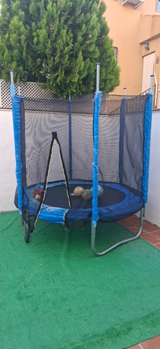 Cama Elástica con Red de Seguridad