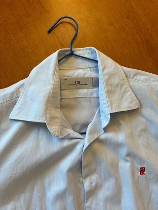 Camisa Carolina Herrera Azul Talla M