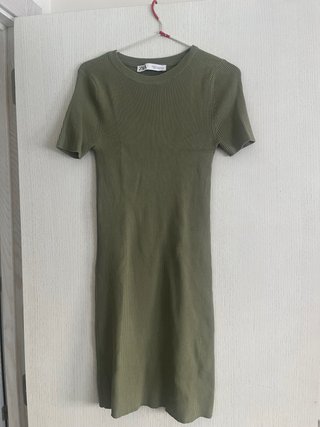 Vestido Zara Verde Talla XS