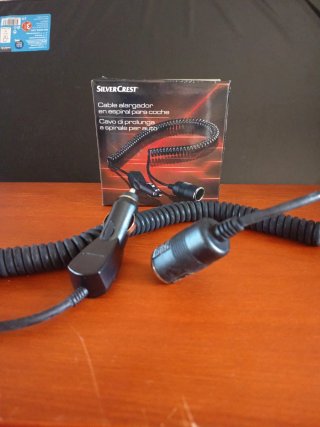 Cable alargador en espiral para coche Silvercrest